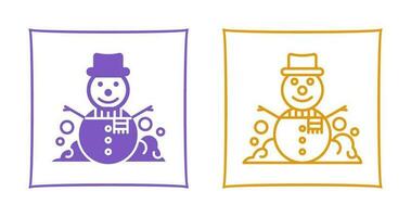 Snowman Vector Icon