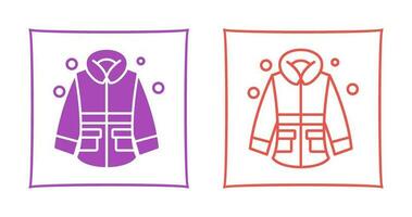 Winter Jacket Vector Icon