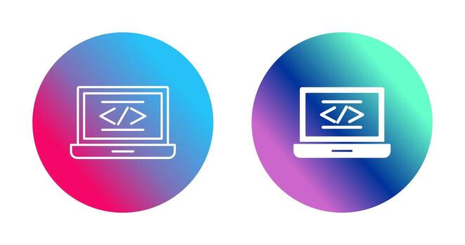 icono de vector de codificación