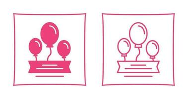 Balloons Vector Icon