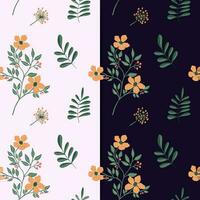 hand drawn floral seamless pattern vector