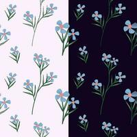 hand drawn floral seamless pattern vector