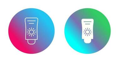 Sun Cream Vector Icon