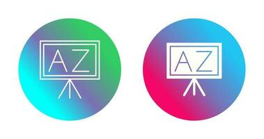 From A To Z Vector Icon