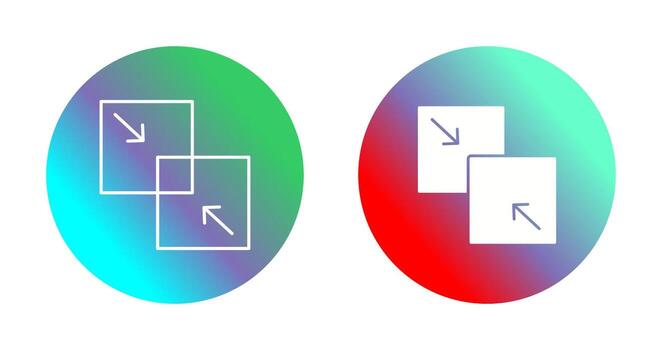 combinar icono de vector