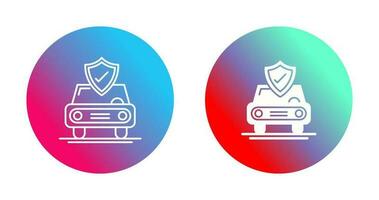 Car Protection Vector Icon