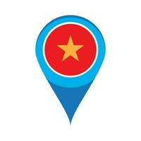 vietnam location icon vector