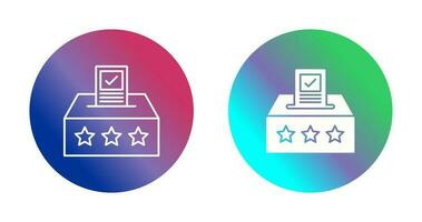 Ballot Vector Icon