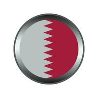 icono de la bandera de qatar vector