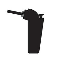 lighter or torch icon vector