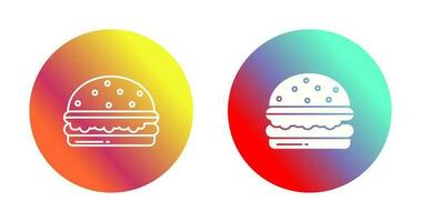 icono de vector de hamburguesa