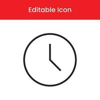 Clock  icon, Clock outline icon, Clock vector icon