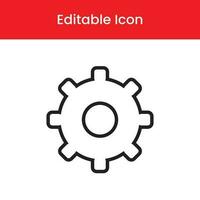 Setting icon, Setting outline icon, Setting vector icon