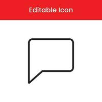 Comment  icon, Comment outline icon, Comment vector icon