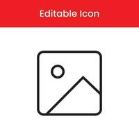 Picture icon, Picture outline icon, Picture vector icon