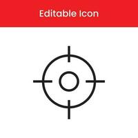 Target icon, Target outline icon, Target vector icon