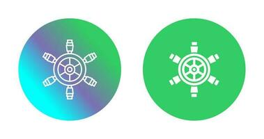 Ship Wheel Vector Icon