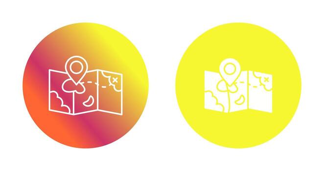 icono de vector de mapa