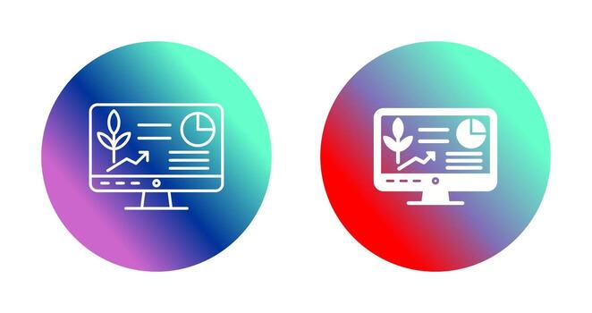 icono de vector de computadora