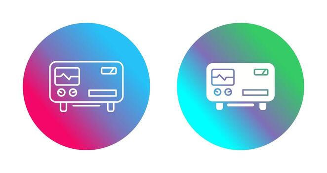 Oscillscope Vector Icon