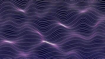 Digital particle wave. video