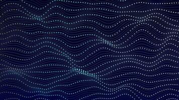 particle wave background. video