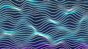 particle wave background. video