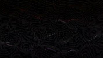 Digital particle wave. video