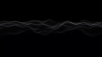 particle wave background. video