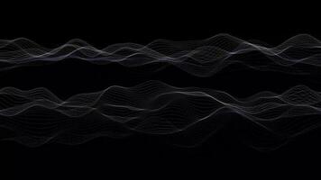 Digital particle wave. video