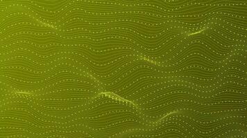 Digital particle wave. video