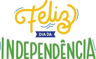 feliz independencia - día de independencia en Español idioma - vector ilustración