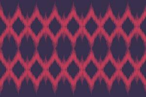 Ethnic Ikat fabric pattern geometric style.African Ikat embroidery Ethnic oriental pattern violet purple violet background. Abstract,vector,illustration.Texture,clothing,scraf,decoration,carpet. vector
