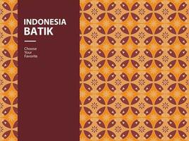 batik modelo sin costura Indonesia elemento independencia día nacional dibujo Clásico Moda vector