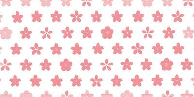 Sakura flower pattern design. Japanese flower background vector