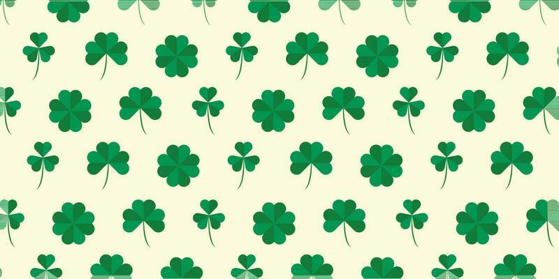Natural clover leaf pattern background