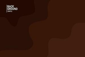 Abstract background in brown colors. Fluid banner template vector illustration.