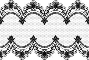 Seamless lace pattern, flower vintage vector background.