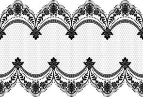 Seamless lace pattern, flower vintage vector background.