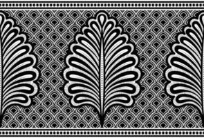 Seamless lace pattern, flower vintage vector background.