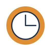 retro stopwatch alarm clock flat design vector