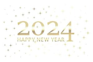 2024 Happy New Year luxury background vector illustration