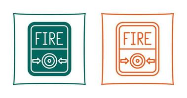 Fire Button Vector Icon