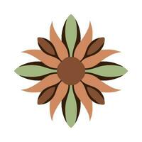 flores naturaleza logo símbolo y íconos vistoso vector
