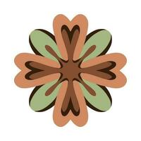 flores naturaleza logo símbolo y íconos vistoso vector