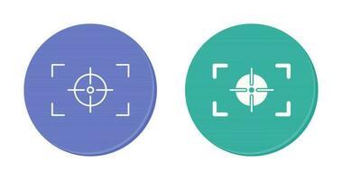 Unique Focus Horizontal Vector Icon