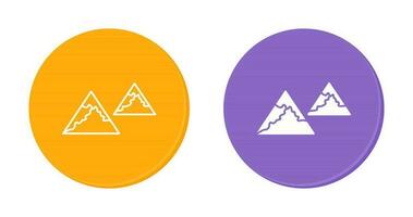 Unique Mountains Vector Icon