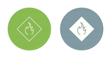 Danger of Flame Vector Icon