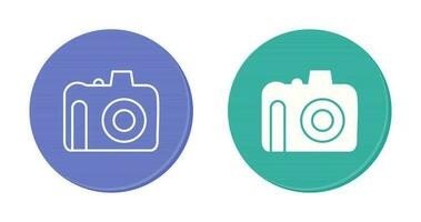 Unique DSLR Camera Vector Icon