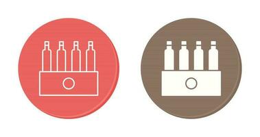 Unique Pack of Beers Vector Icon